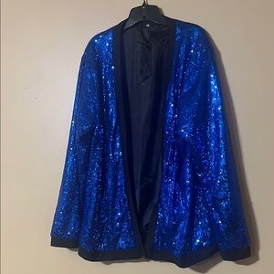 Blue Sequin Women's Jacket